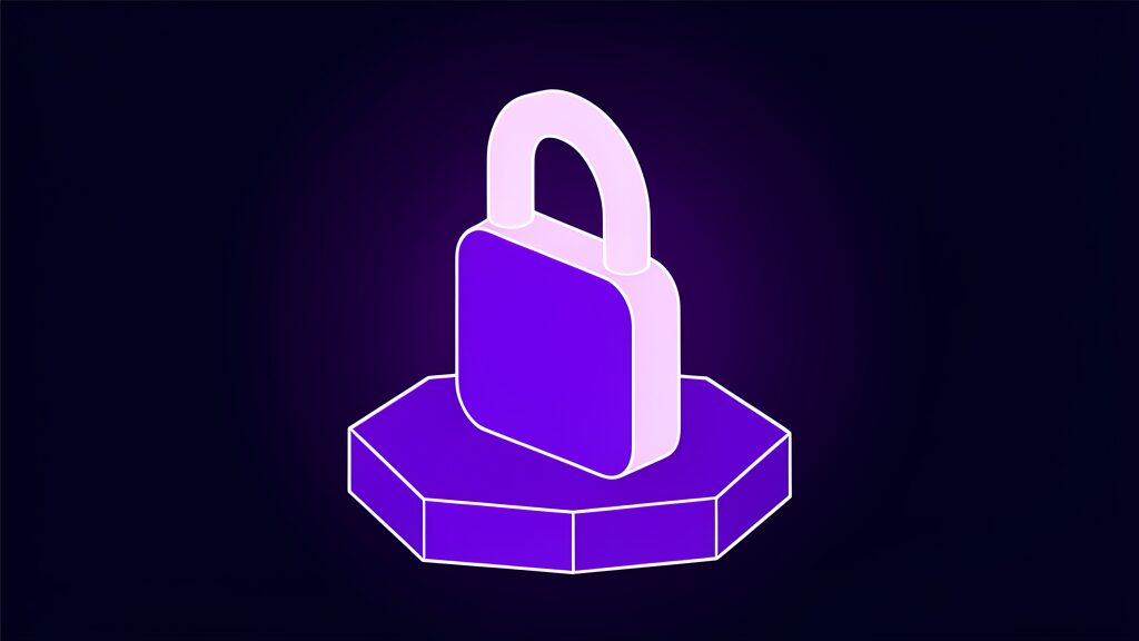 apple messages integration gemini desktop app e padlock with thick rounded shackle