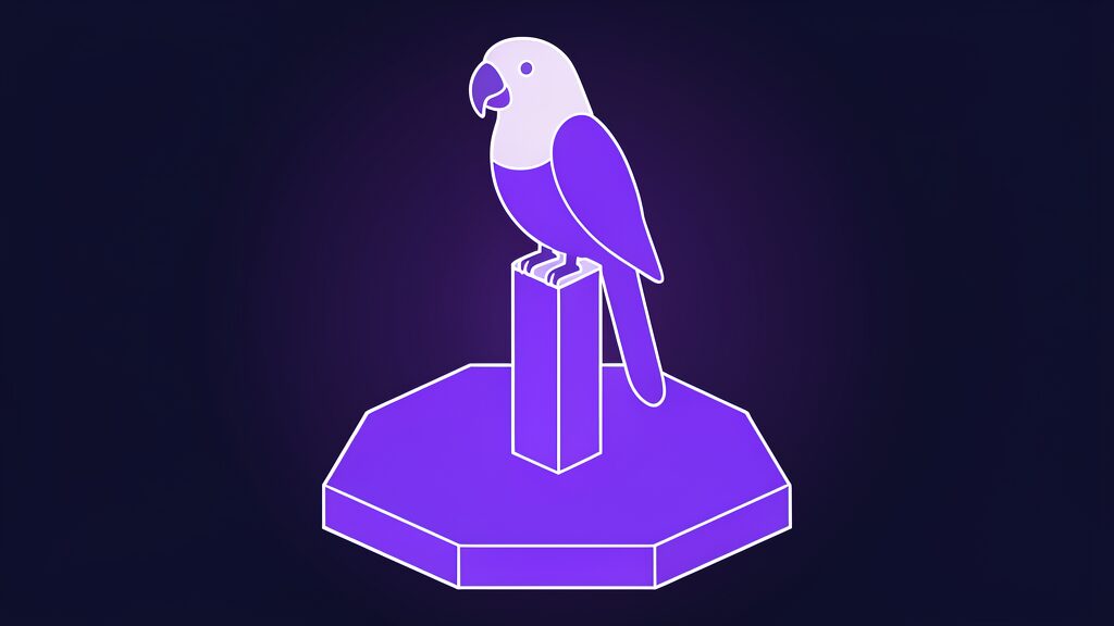 apple watch ai features always listening e parrot perched on a short post