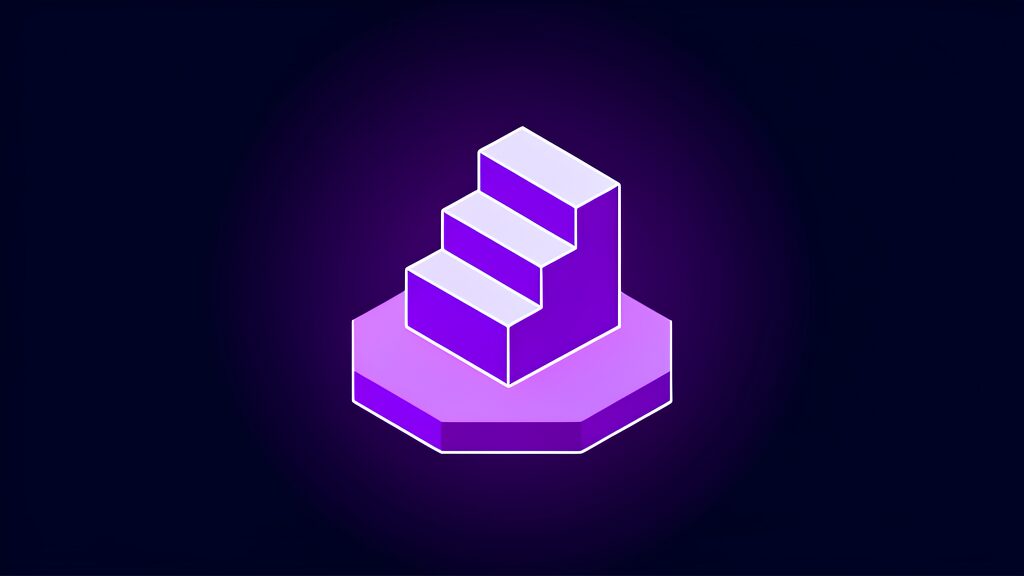 ask shipt ai shopping assistant delivery app b staircase of three rising rectangular steps