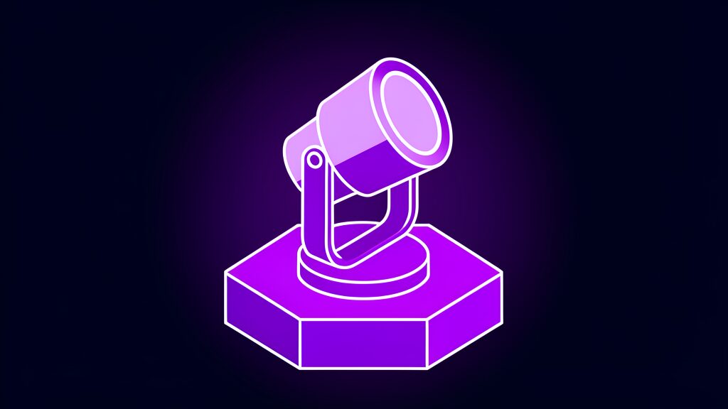 buildbetter bob ai agent analyze customer conversations a searchlight on a short stand