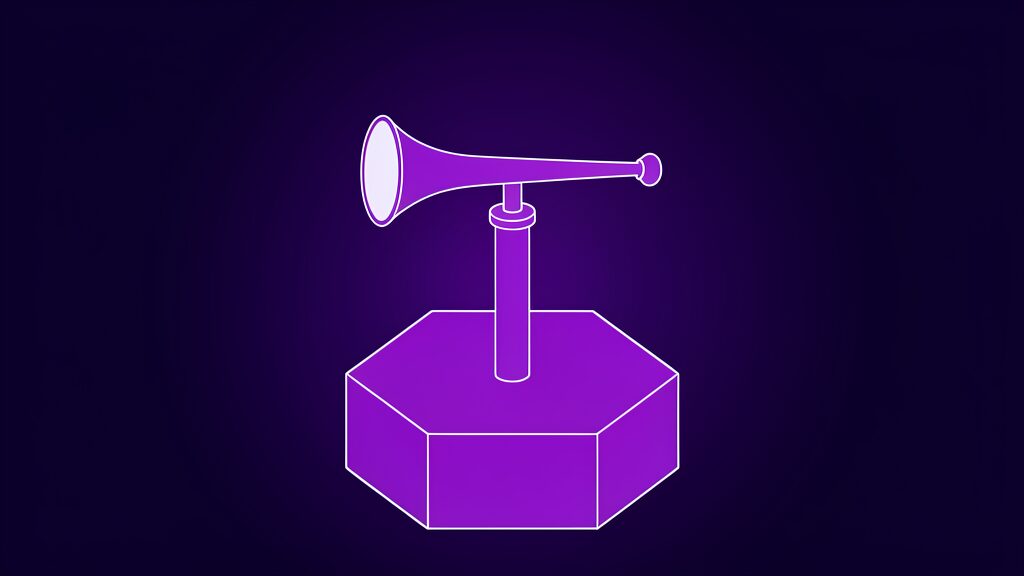 buildbetter bob ai agent analyze customer conversations d ear trumpet horn on a stand