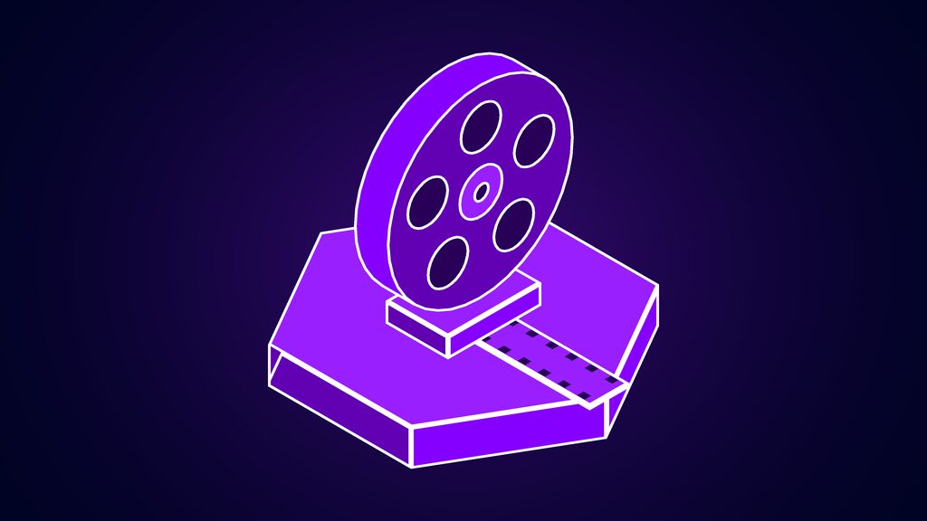 china ai video industry subsidies overcapacity a upright film reel with five window holes