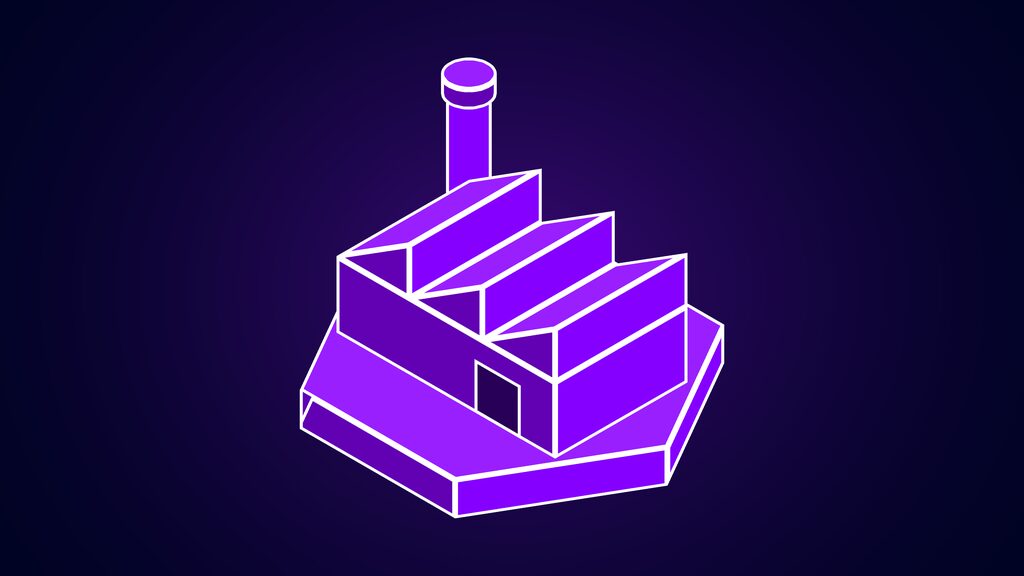 china ai video industry subsidies overcapacity d factory with sawtooth roof and chimney