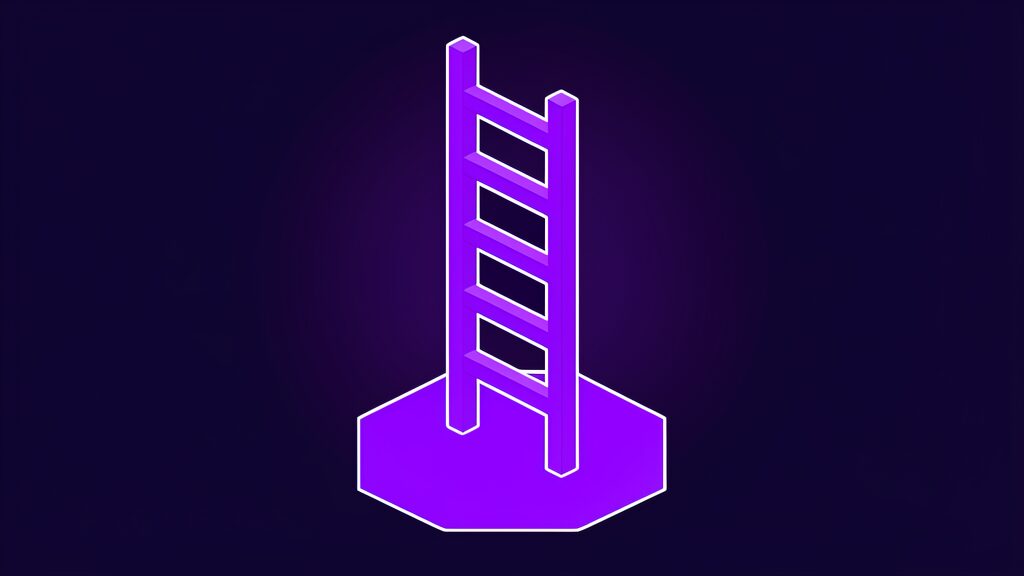 chrome extended stable managed fleet version gap b straight ladder standing upright with four rungs