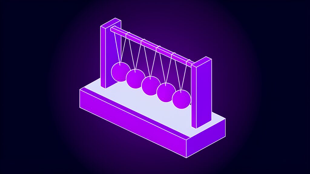 circular financing nvidia anthropic mega ipo c newtons cradle frame five hanging balls v2