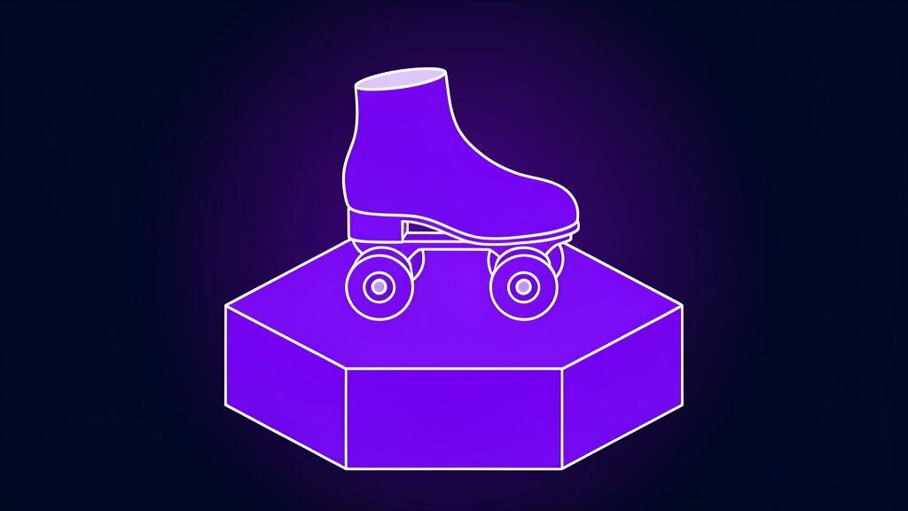 creatify boreal second in house ai video model b roller skate with four wheels