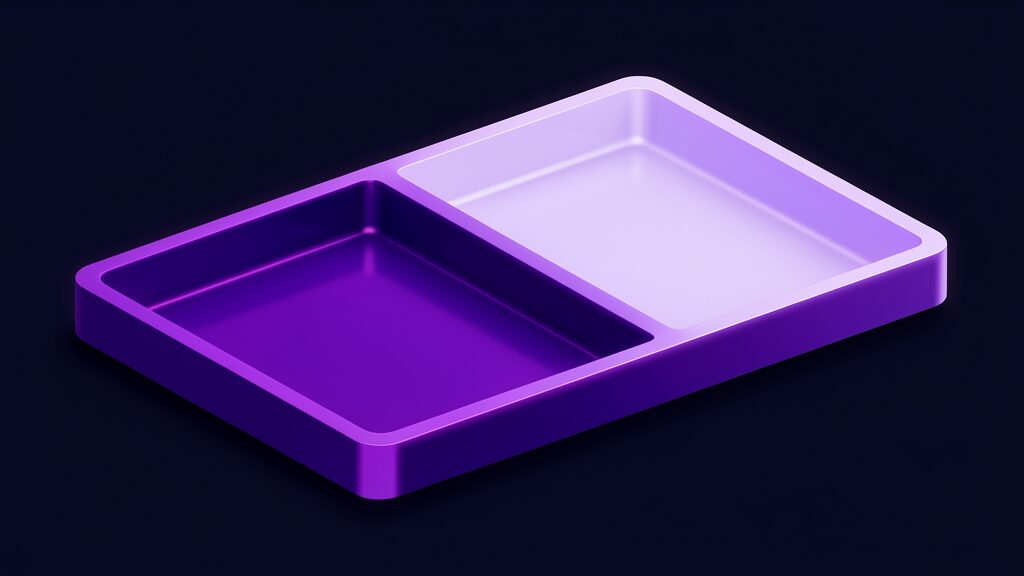 cresta ai agent cost per resolution pricing d shallow tray split into two compartments