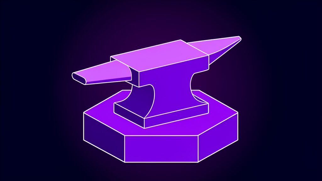 cymphony sequoia ai agent security funding e anvil resting flat on its base