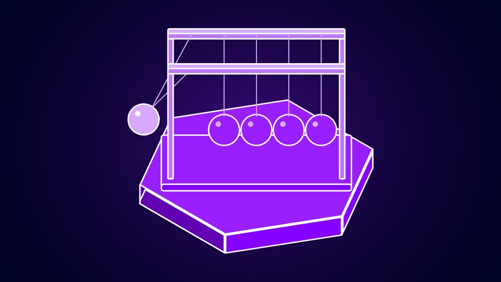 dots launch xai trolled openai dot com a newtons cradle with one ball raised