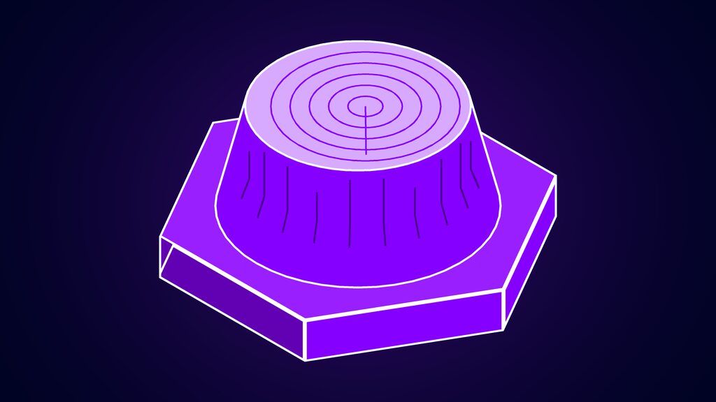 dots launch xai trolled openai dot com d tree stump showing growth rings