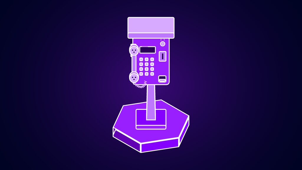 durable execution restate 20m ai agents e coin payphone with a hanging handset
