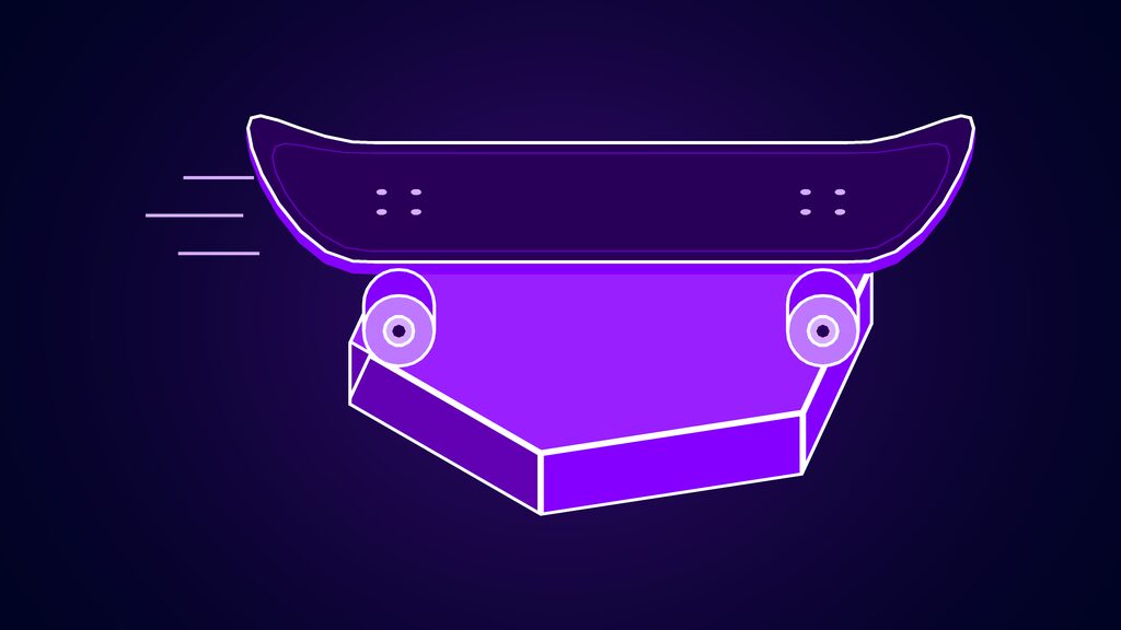 durable execution restate 20m ai agents f skateboard with speed lines