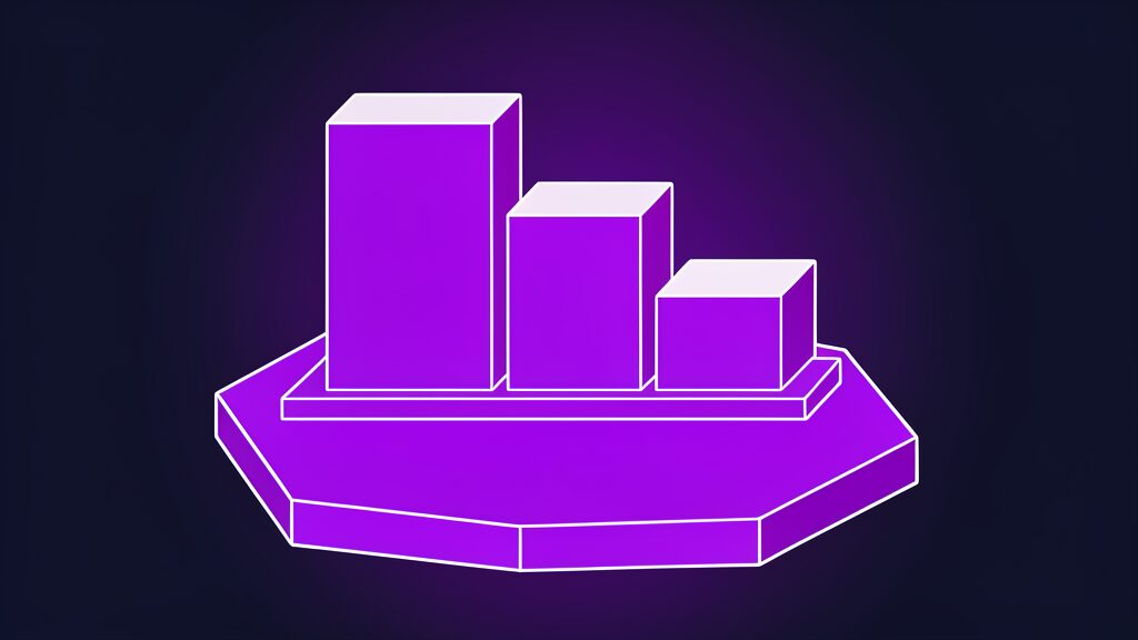 enterprise ai rollout mt bank technology overhaul d three upright blocks of decreasing height