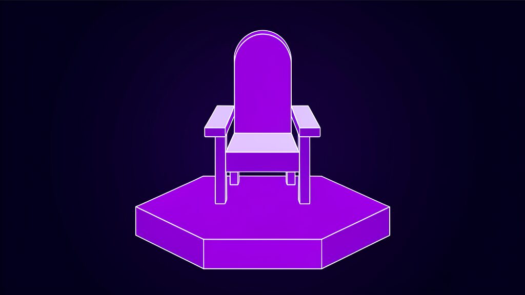 gemini app for windows alt space c empty throne with a tall arched back