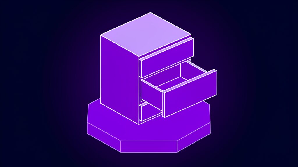 happyseeds ai app builder disclosure audit b drawer cabinet with one empty drawer open