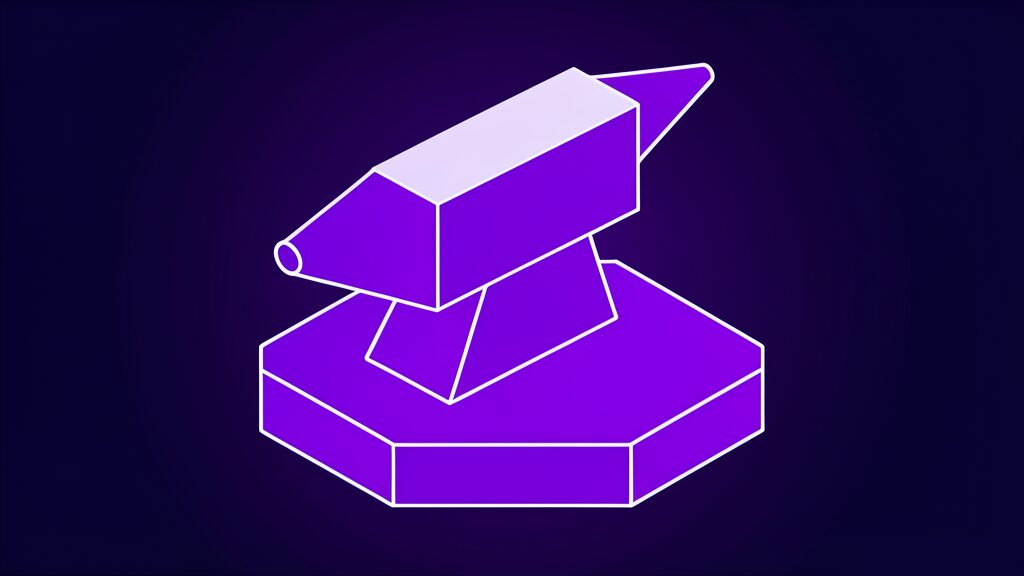 imagine agent grok image 2 0 model update f anvil block with tapered horn