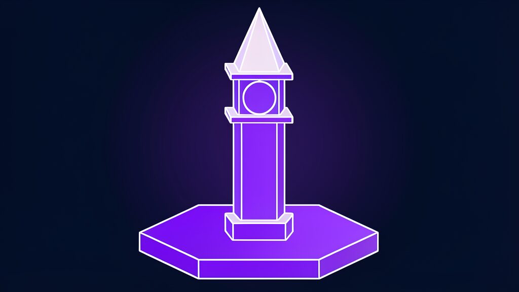 independent testing powerful ai models a university clock tower with blank clock face v2