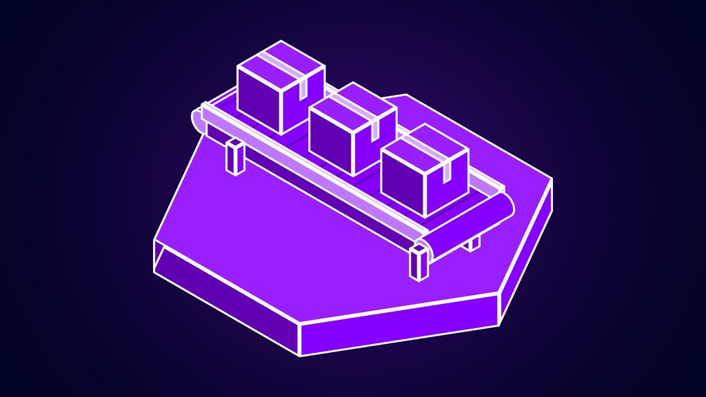 instacloud agent native serverless cloud coding agents d conveyor belt with boxes