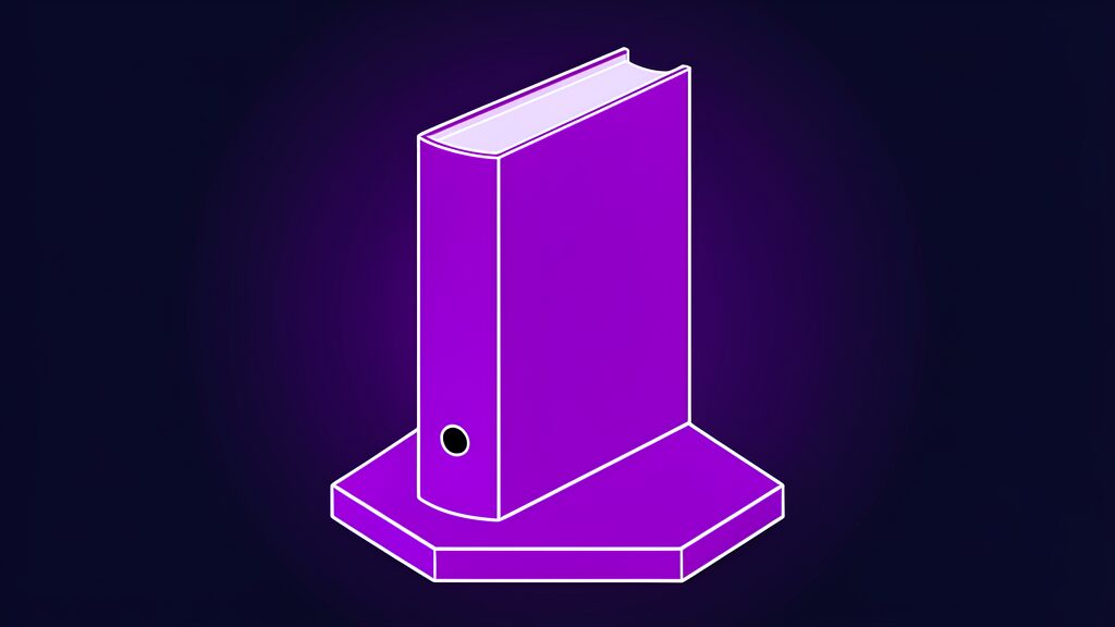it project acceptance ai era f ring binder standing upright