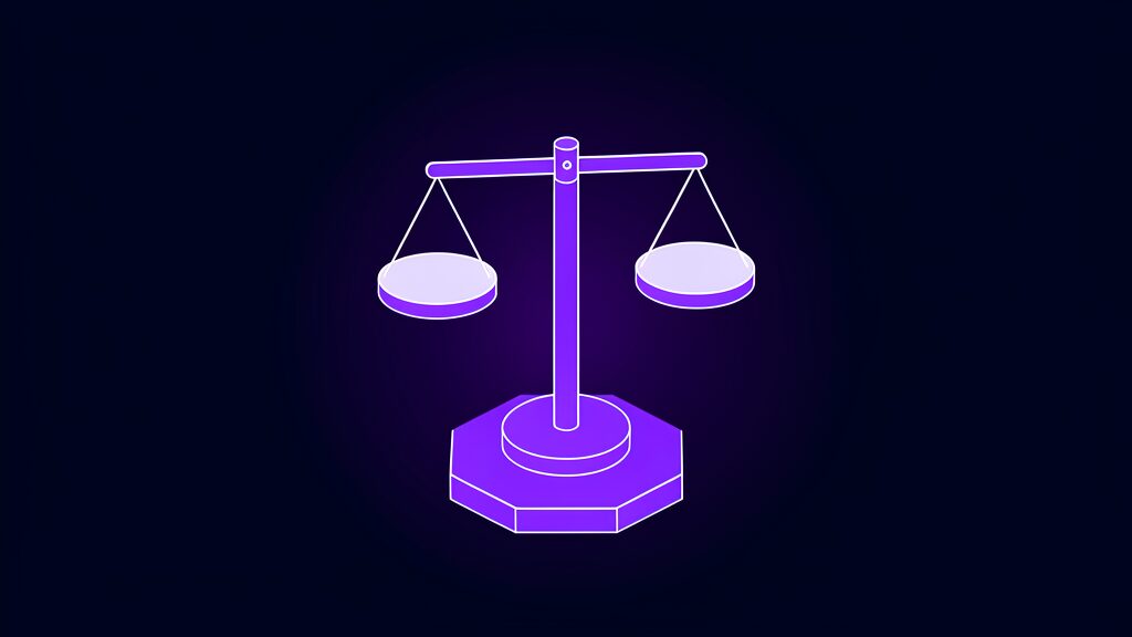 lawyer fined 5k ai hallucinated witnesses murder case a balance scale two flat round pans level beam