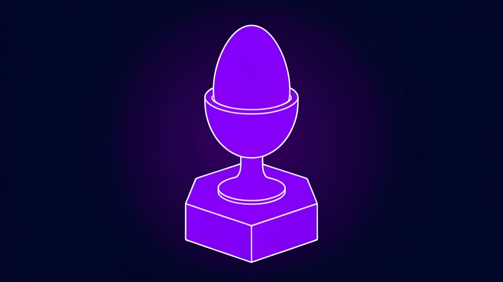 meta tokenmaxxing ai agent employees c egg in cup solid violet