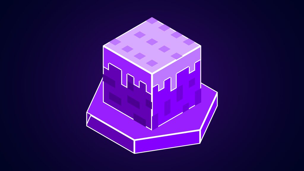 minecraft end poem america gov chatbot a voxel grass block with a stepped top layer