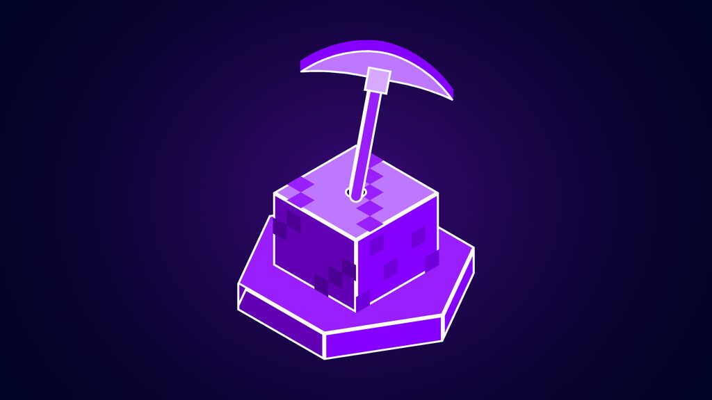 minecraft end poem america gov chatbot f pickaxe standing in a stone block