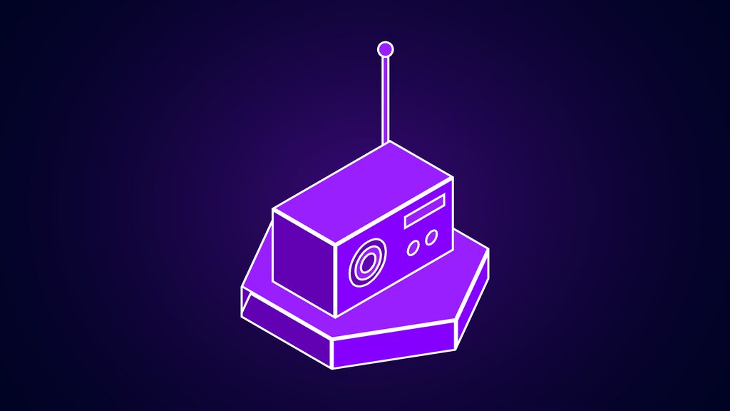 muse charm meta tamagotchi like wearable muse ai agent f radio transmitter box with a whip antenna