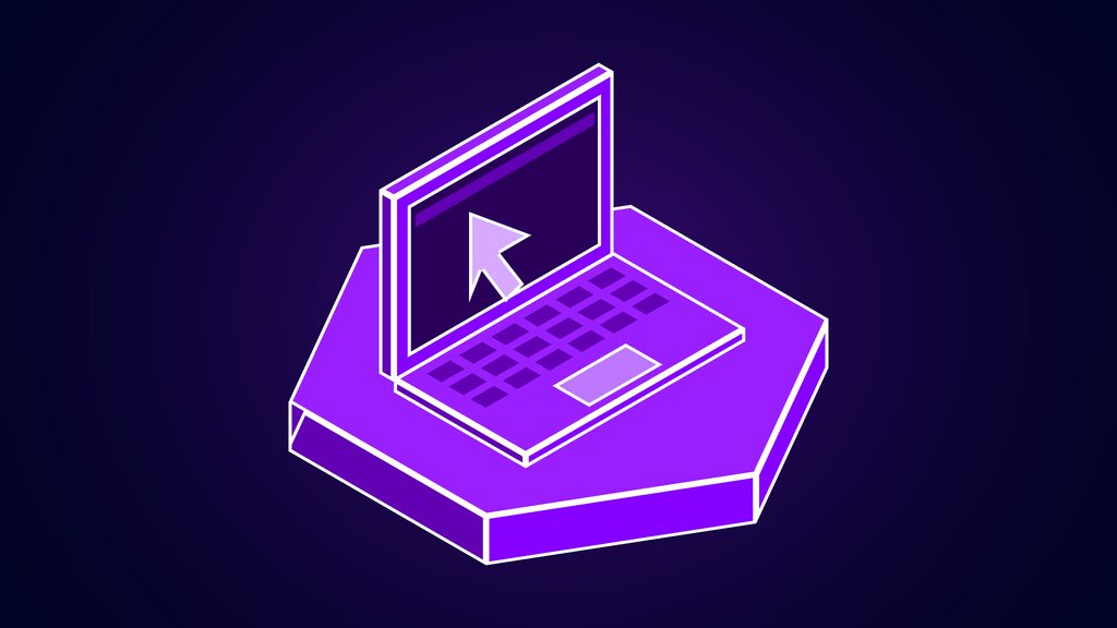 muse web browser manual control muse agent users a laptop with a large pointer arrow