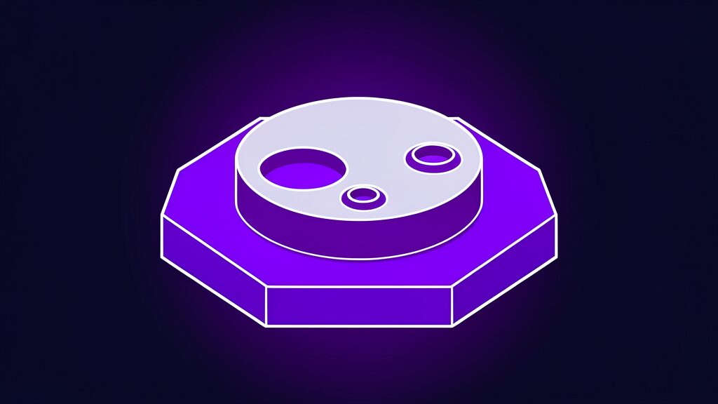 nasa ibm lunar foundation model ai exploring moon b cratered ground slab with violet side face
