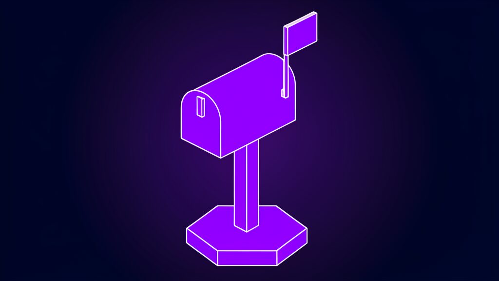 noimosai autonomous marketing platform multi channel agents b rural mailbox with raised flag on a post