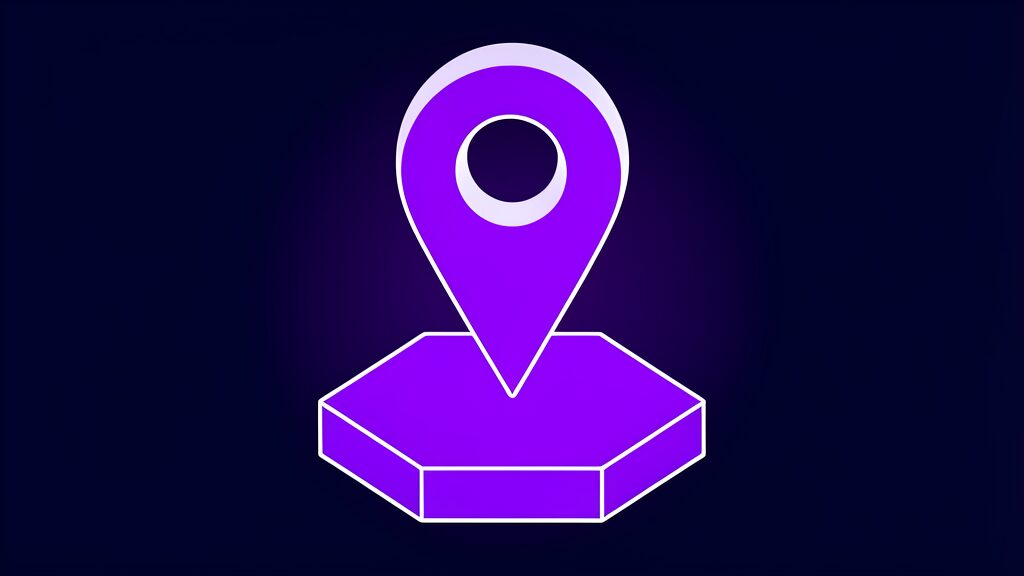 onerail omnistar nvidia last mile delivery e map pin teardrop with round hole