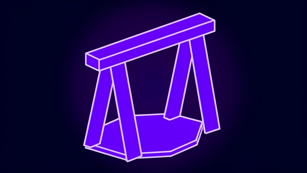 open source software ai strain maintainers a sawhorse trestle with plank