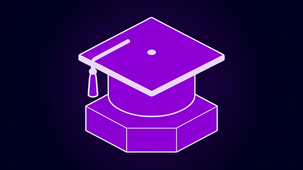 openai automated research intern a mortarboard cap with one hanging tassel