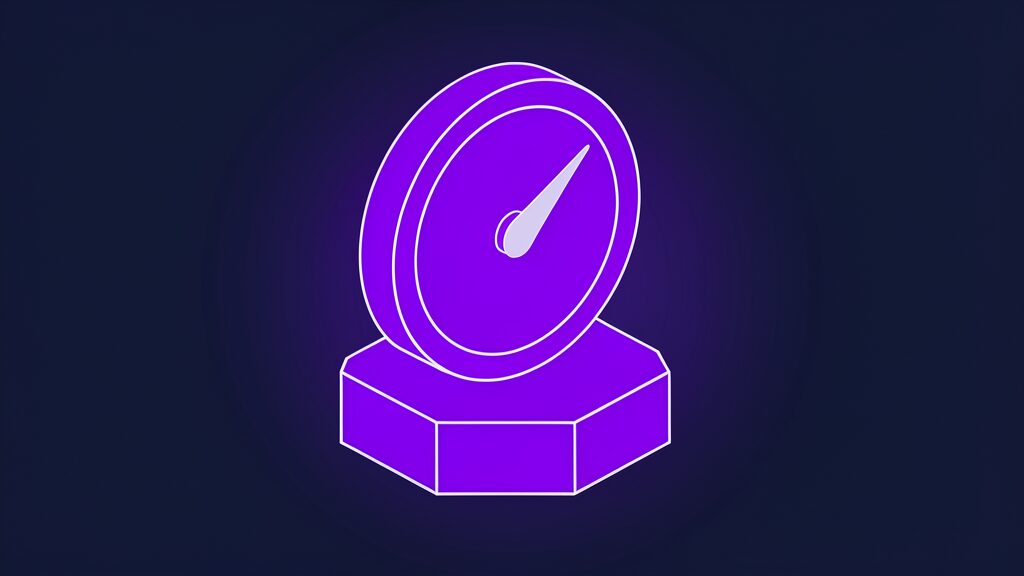 openai automated research intern e speedometer dial with one straight pointer