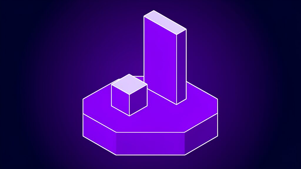 openai buys glass imaging smartphone camera maker 300 million d small cube in front of a tall slab depth layers