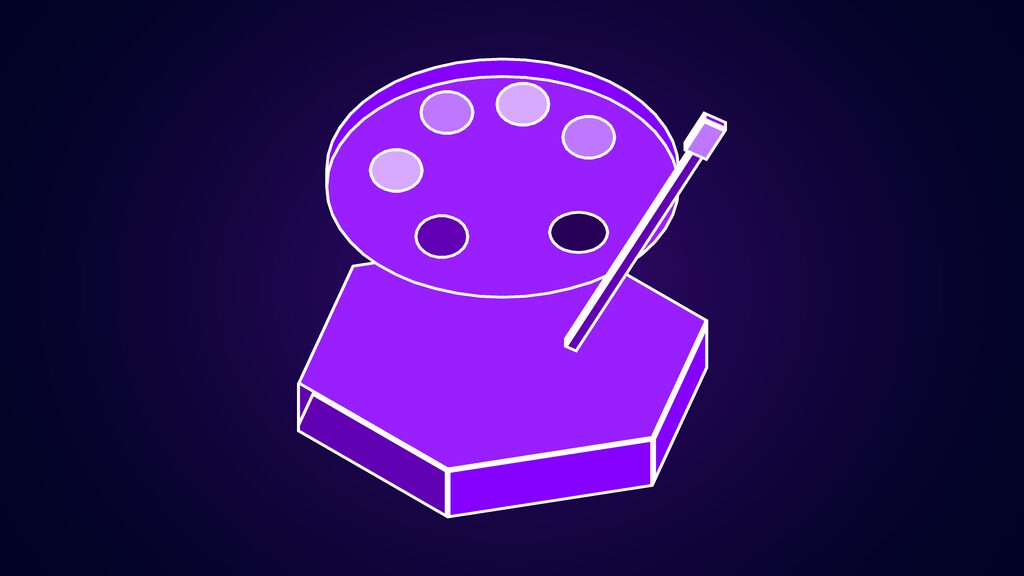 openai dots custom ai agents aeons to dots e paint palette with a brush