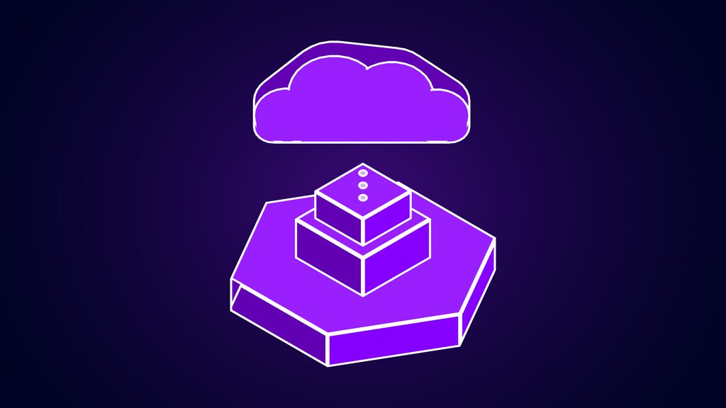 openai dots custom ai agents aeons to dots f cloud over a stack of cubes