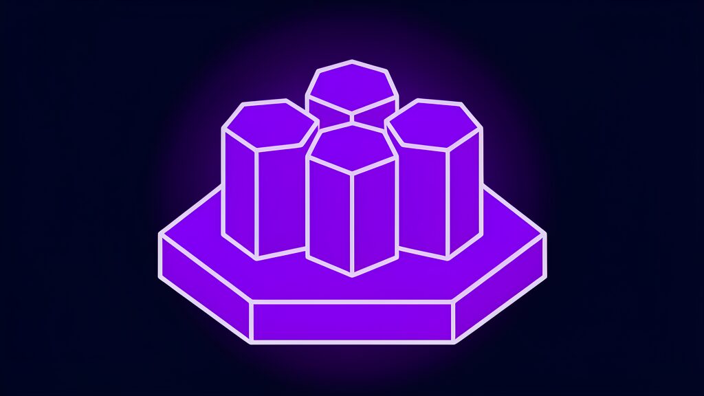 physical ai hardware becomes the neural network a physical ai honeycomb cluster of seven hexagonal prisms