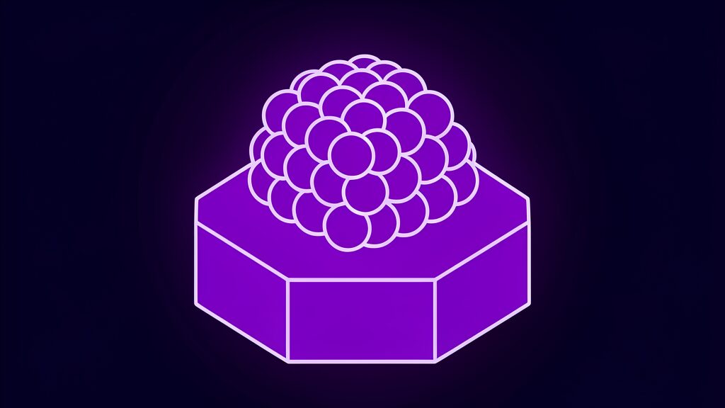 physical ai hardware becomes the neural network e cluster of small spheres fused together