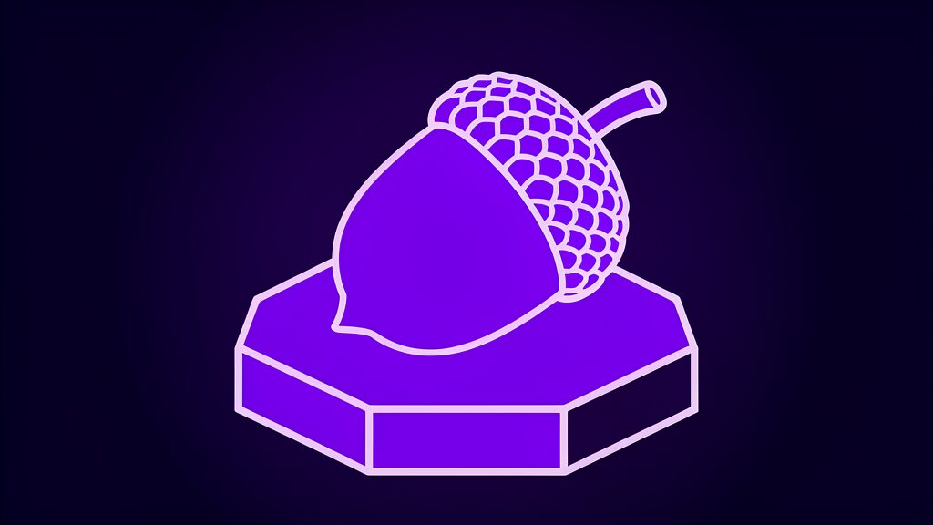 prismml tiny llm bonsai 2 27b on device ai e single acorn lying on its side
