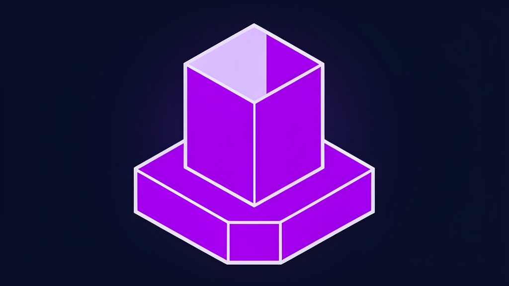 reverse problem generation computational ai mathematics c cube with one corner cut as a flat facet