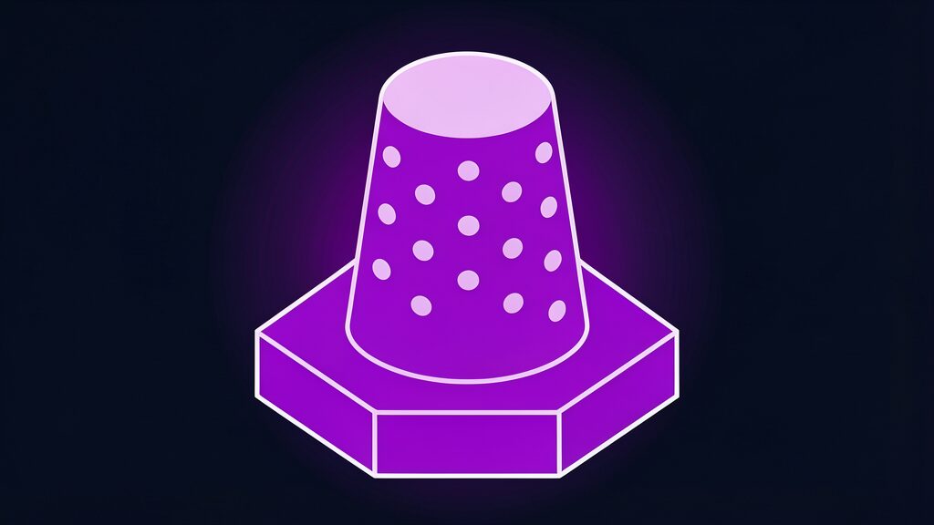 reverse problem generation computational ai mathematics d thimble cylinder with a ring of round dimples