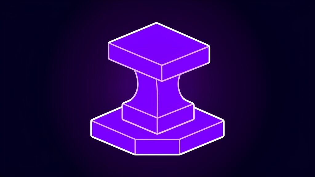 reverse problem generation computational ai mathematics f anvil block with a wide flat top and narrow waist
