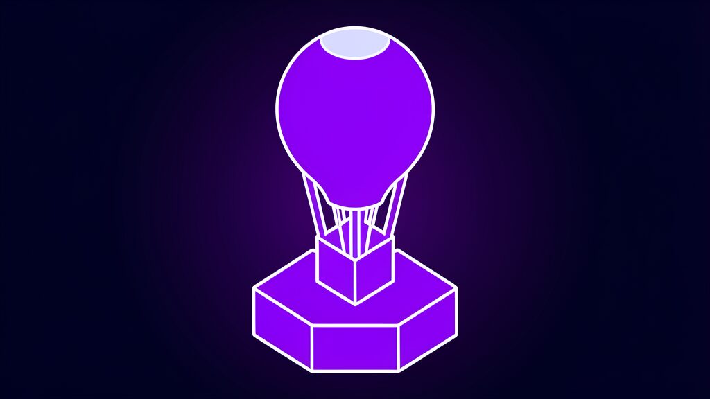 showly deploy manage ai agent built web pages c hot air balloon with solid square basket