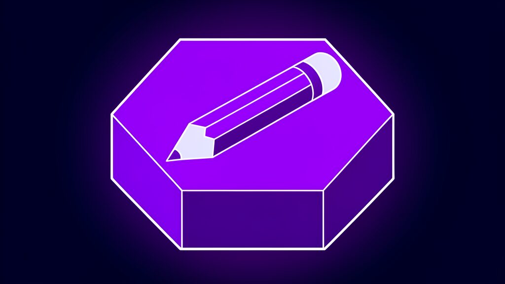 showly deploy manage ai agent built web pages e pencil with eraser cap lying flat at a diagonal
