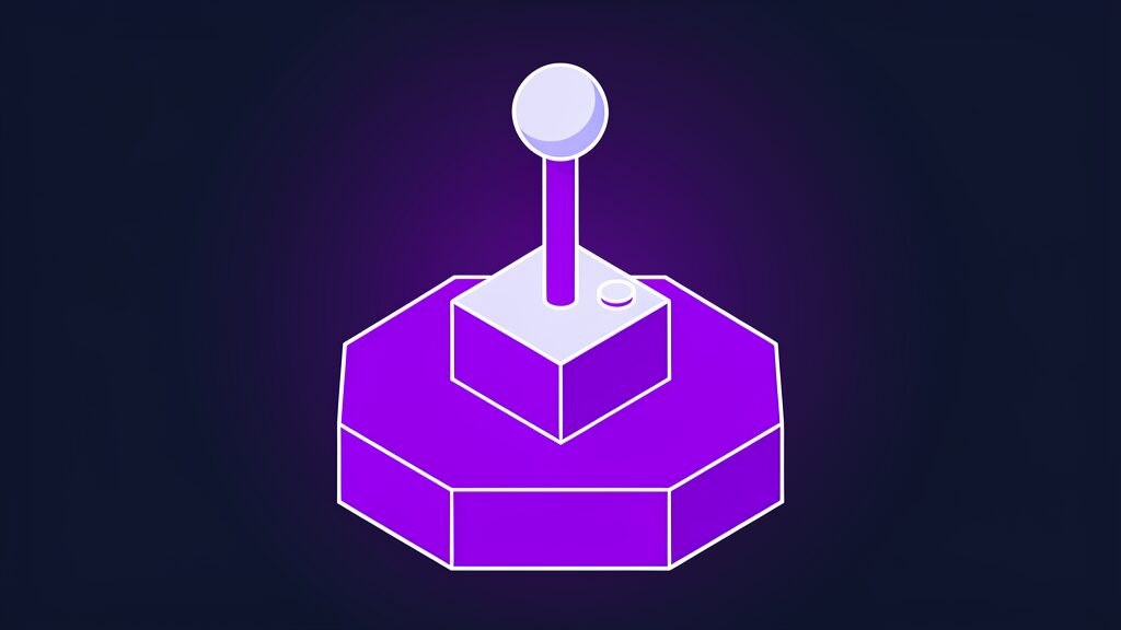 showly deploy manage ai agent built web pages f arcade joystick on a square base with round knob v2