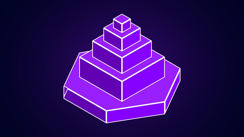 space data center google teensy tiny ai satellite c stack of four cubes shrinking toward the top