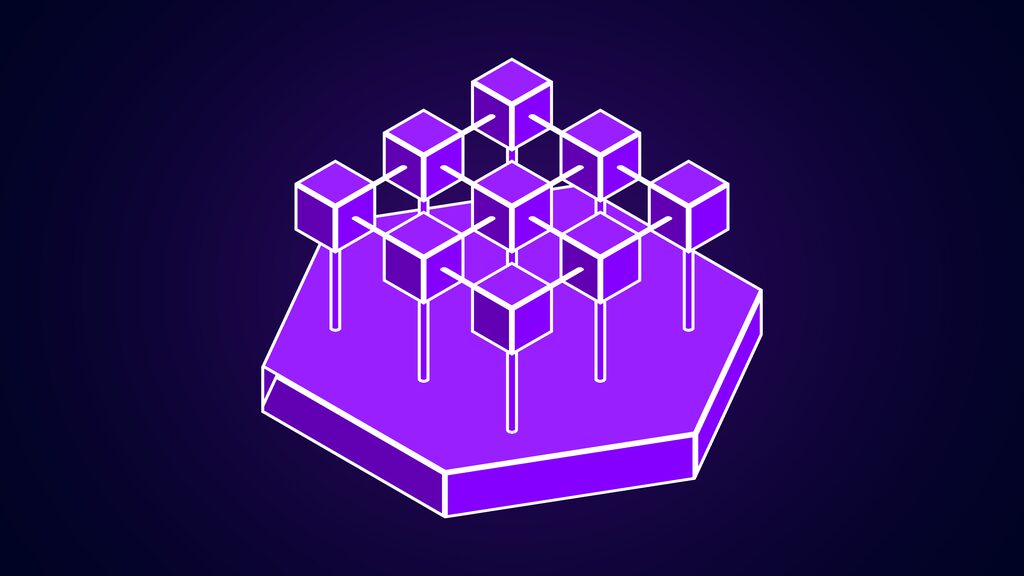 space data center google teensy tiny ai satellite e cluster of nine small cubes linked by thin rods