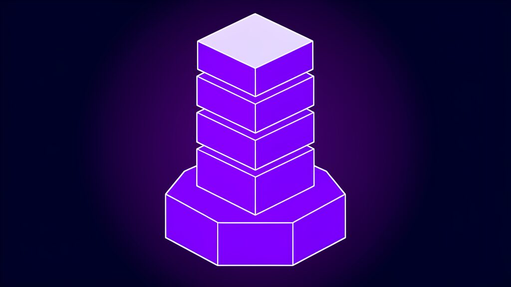 universal charge injector 2d semiconductors ai chips a four square slabs stacked in a neat tower